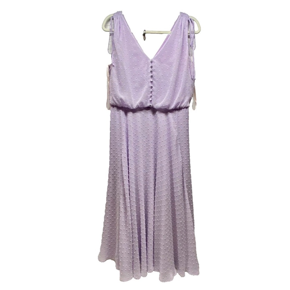 Gal Meets Glam Elegant Lavender Midi Dress 10 - Picture 5 of 14